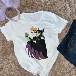 Maleficent and the Evil Queen Selfie TShirt